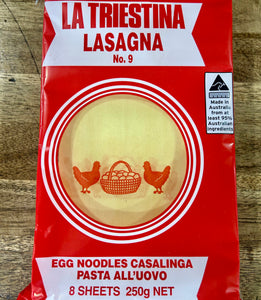 La Treistina egg lasagna sheets 250g