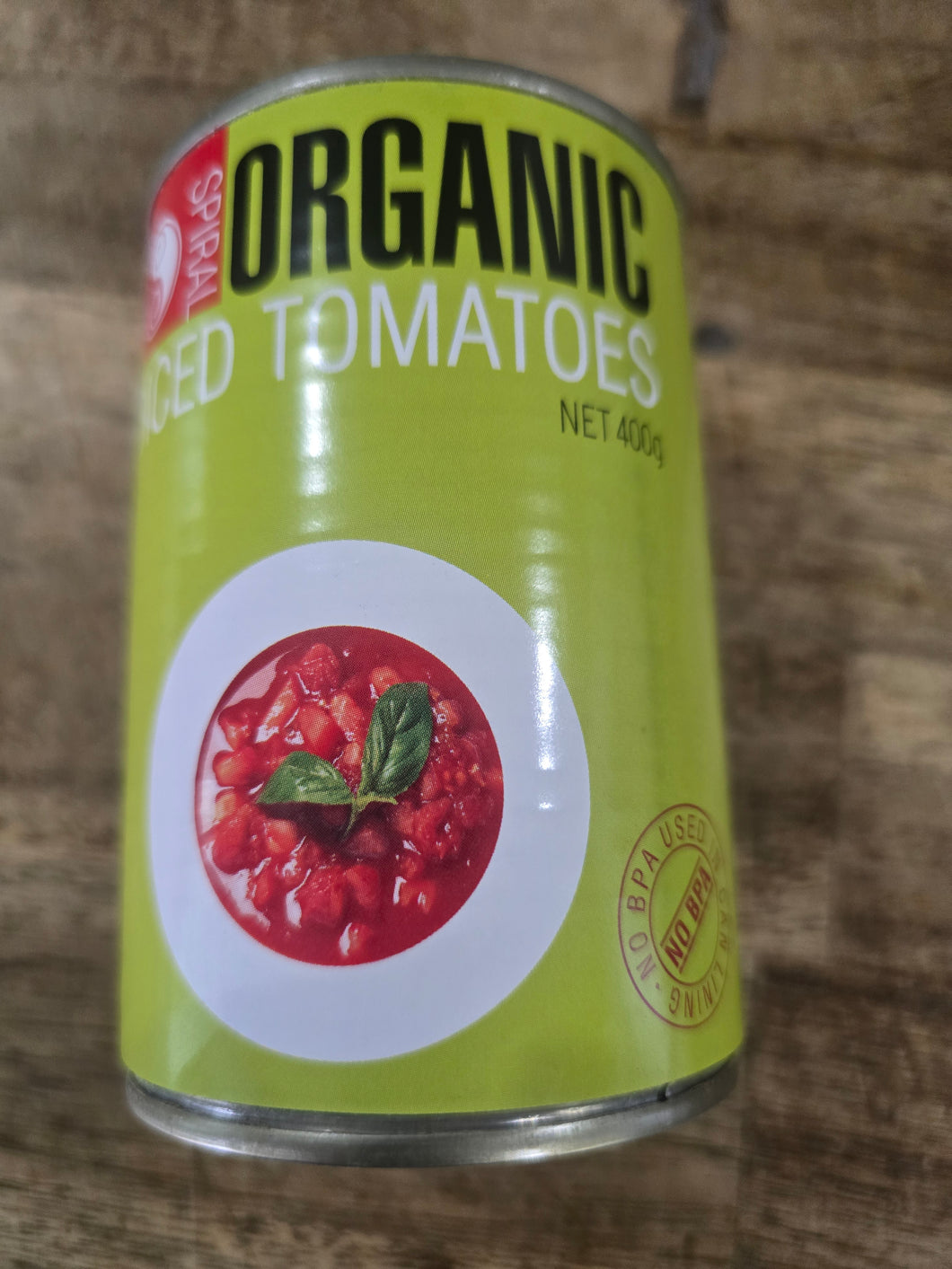 Organic diced tomatoes