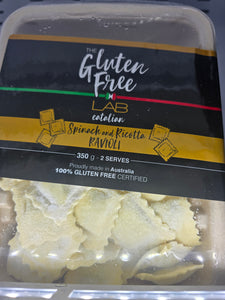 G/free spinach &ricotta ravioli