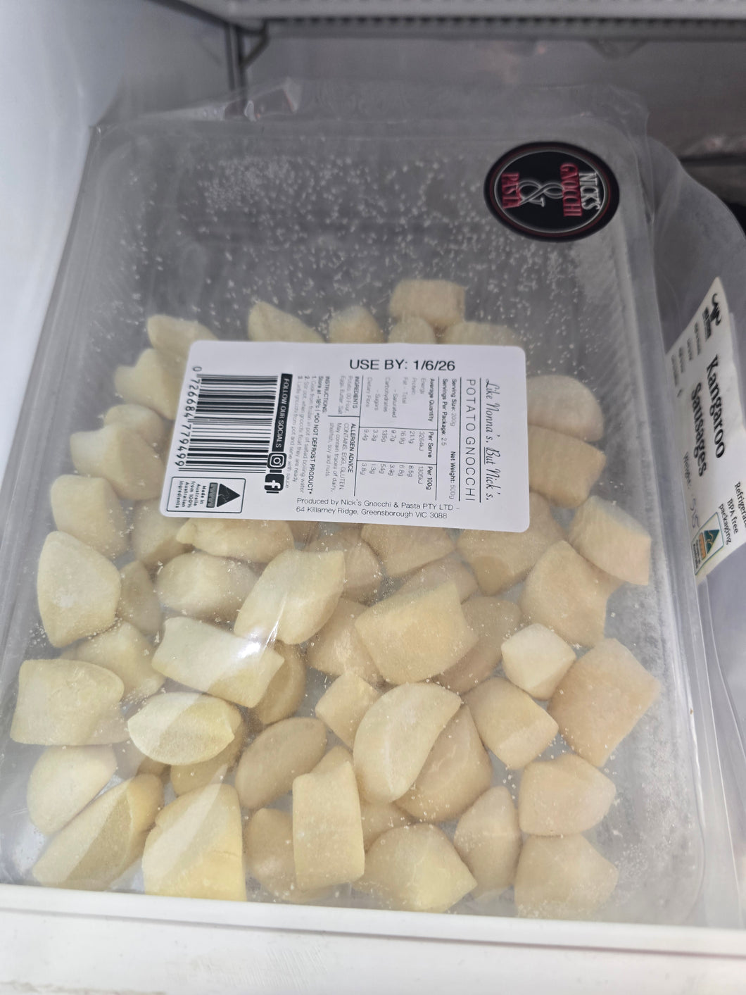 Nick's gnocchi fresh 200g